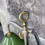 Antique industrial watchmaker/jeweler's lamp goes up and down