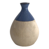 Blue and white ceramic vase
