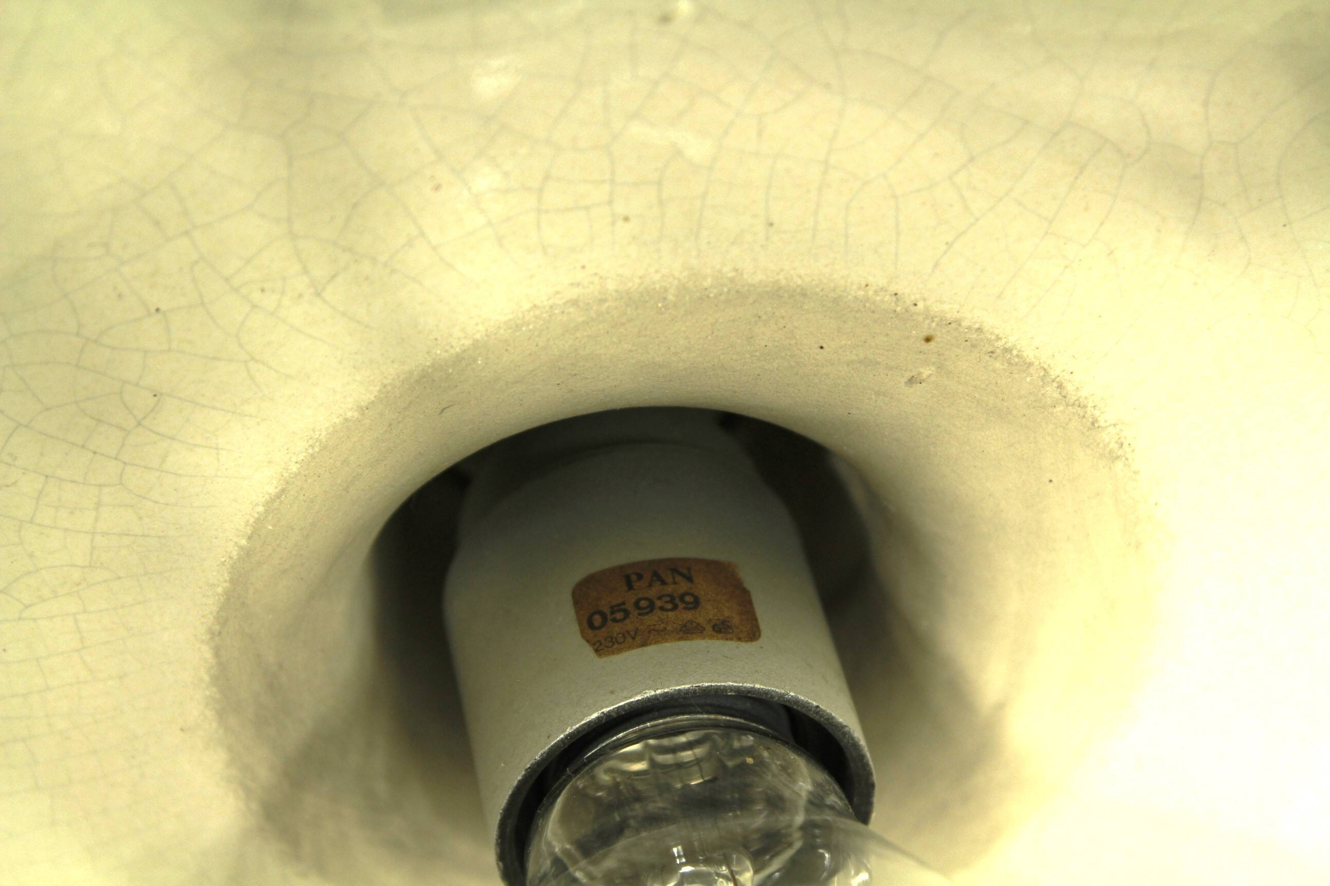 Fat Lava Ceramic Pendant Light from Pan Leuchten, 1970s