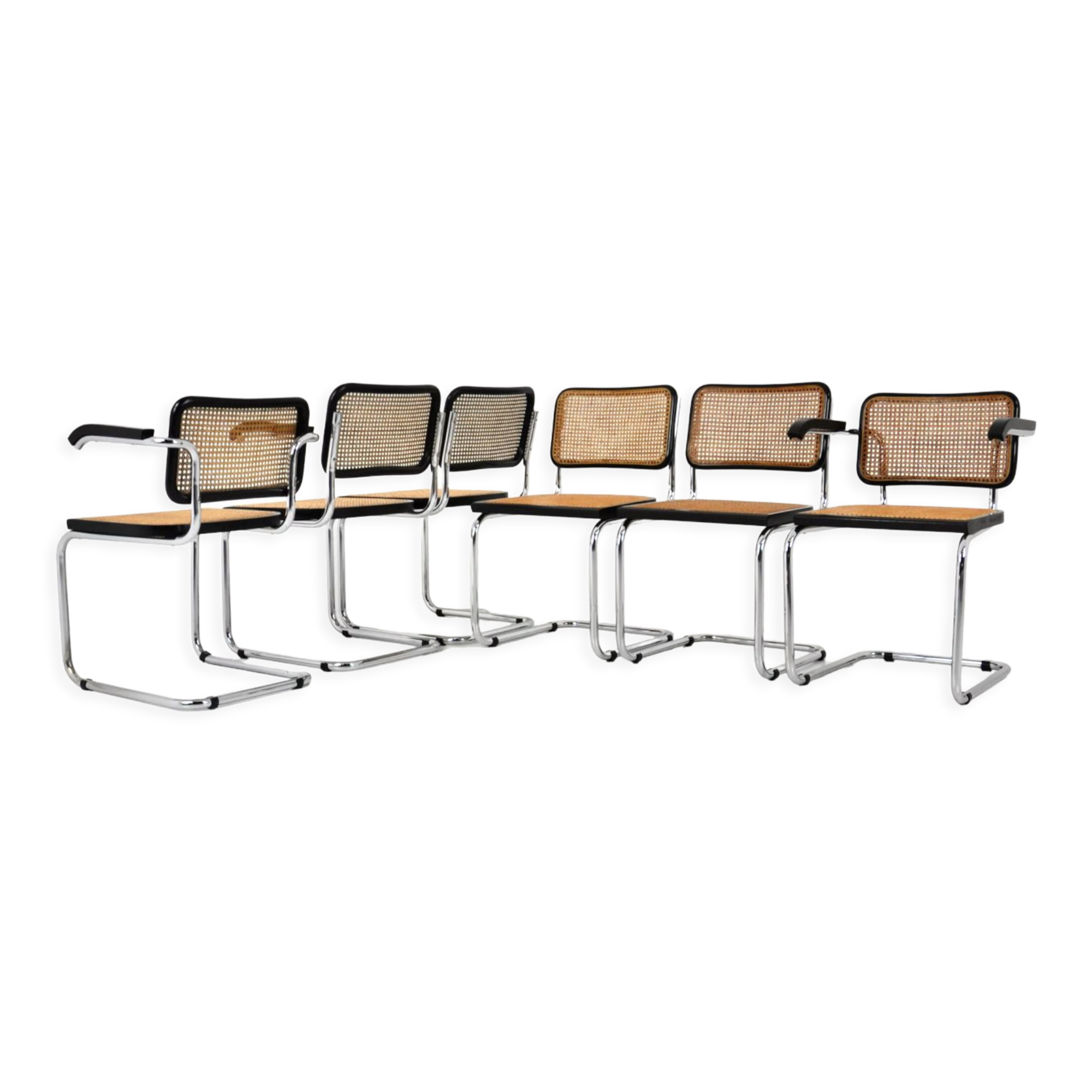 Chaises de salle à manger Style B32 par Marcel Breuer