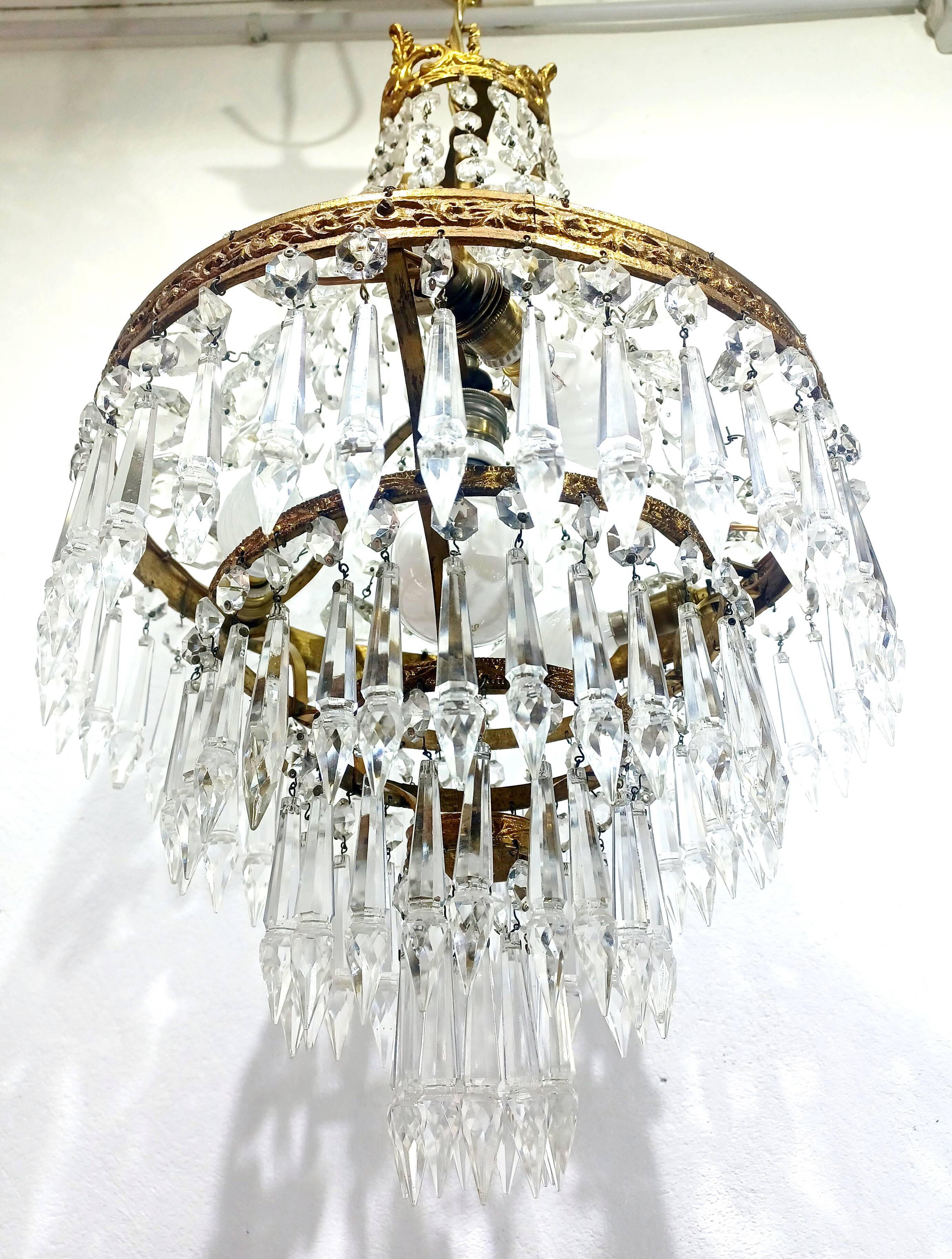 4-light hot air balloon chandelier