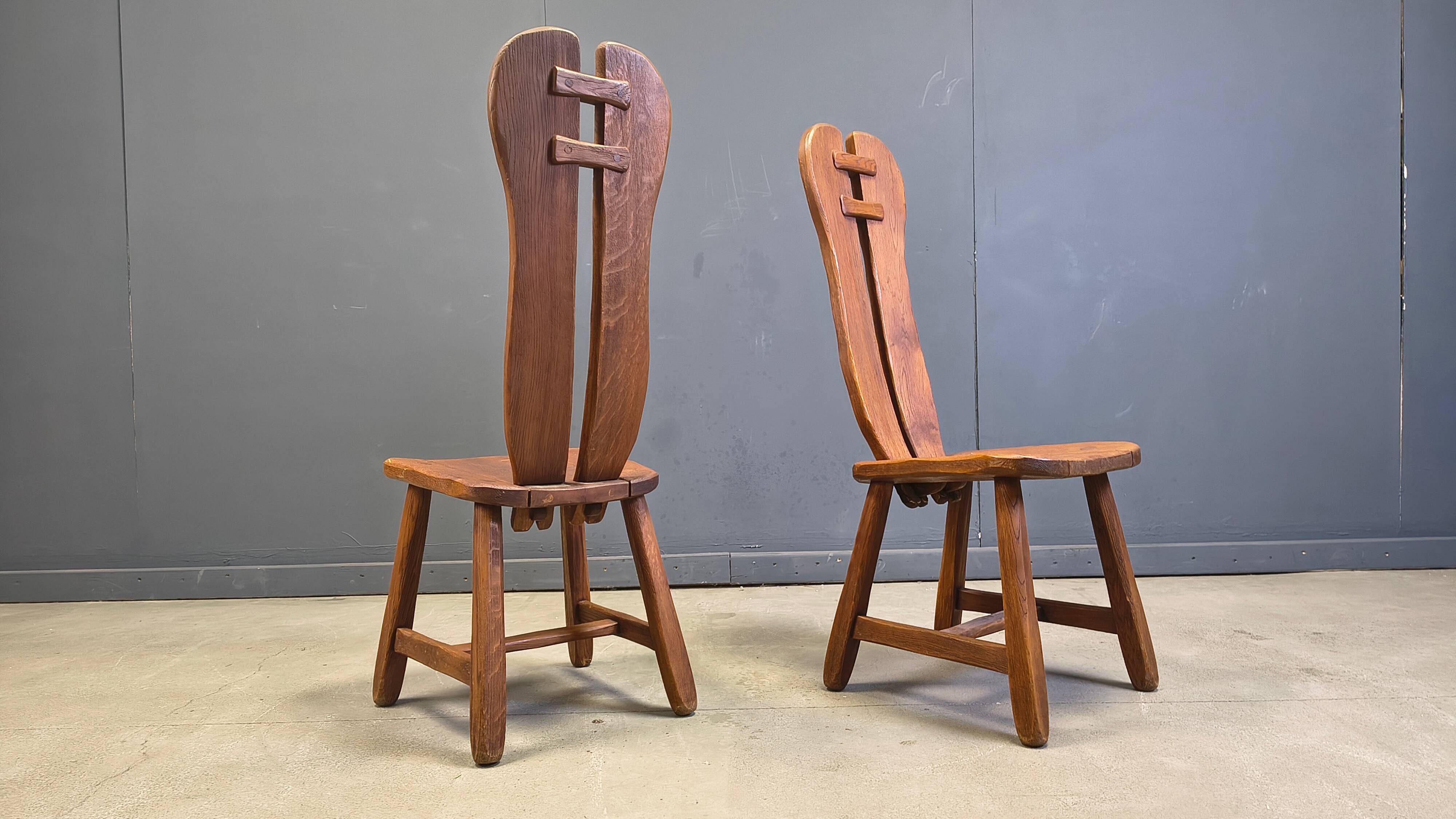 Vintage dining chairs by Depuydt, Belgium, 1960s