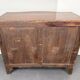Antique Georg III mahogany serpentine chest of drawers, England, 1780s