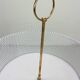 Vintage white metal and brass planter or basked, France 1960s