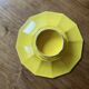 Old salad bowl, fruit bowl - yellow and white ceramic, vintage