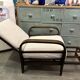 Multi-position relaxation armchair from the 1930s/40s in teak.