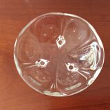 Service à salade de fruits sur 3 pieds en verre (saladier et 7 coupelles)