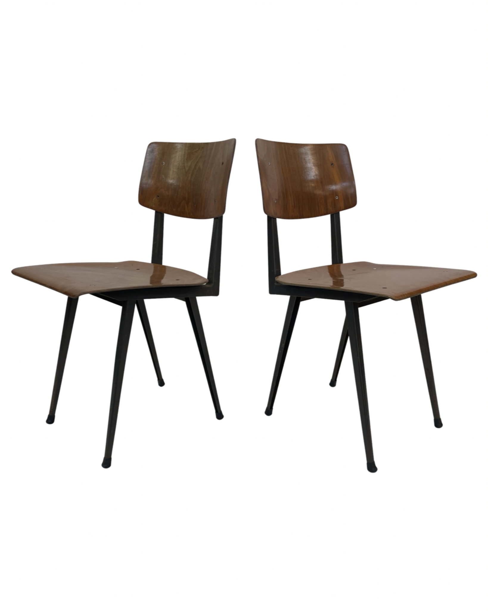 Vintage Marko Holland school chair minimalist 60