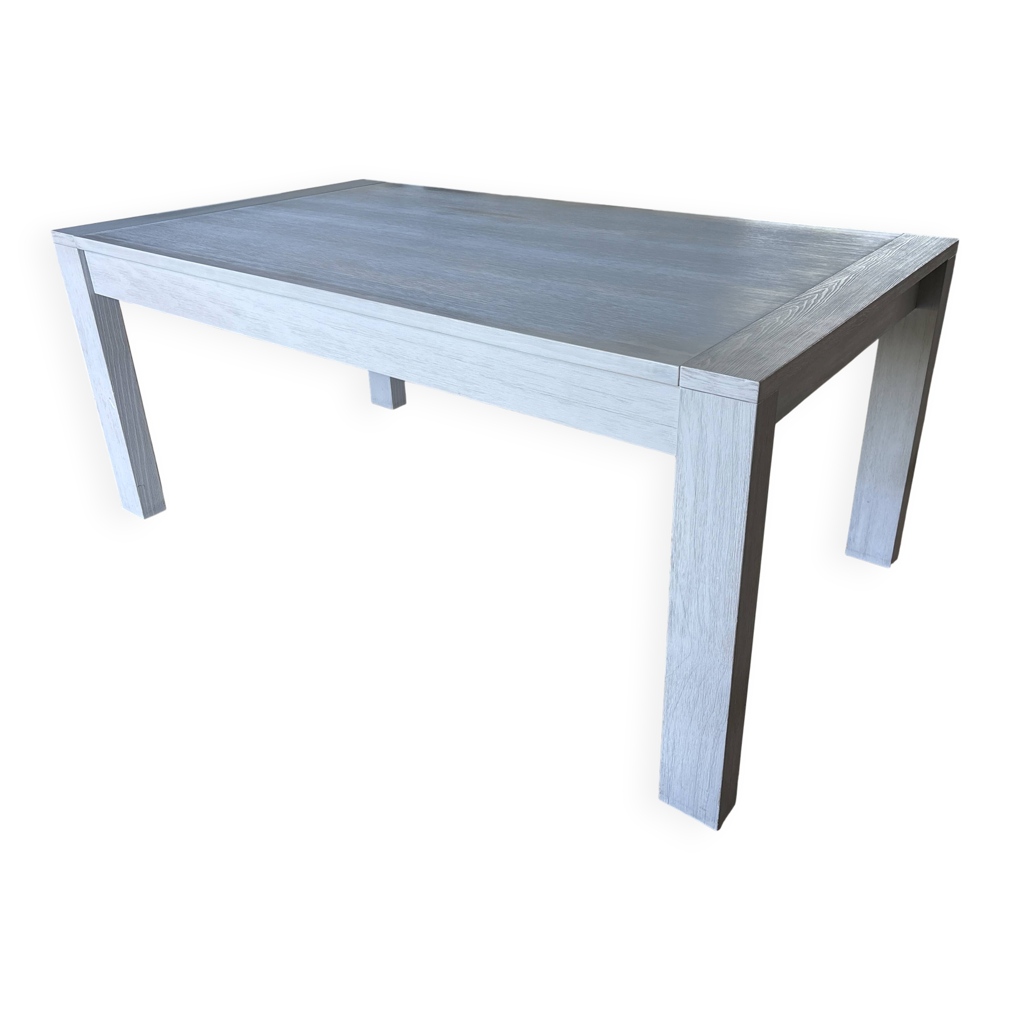 Captain Oliver solid wood table, integrated extensions.