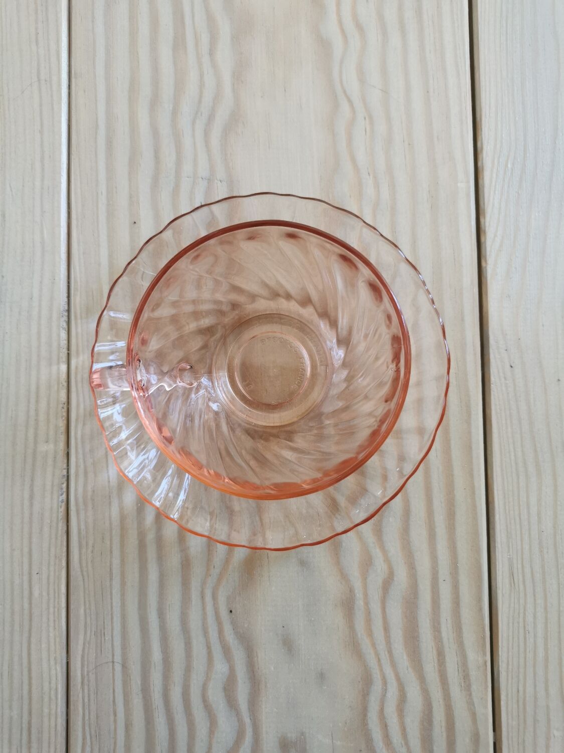 Vintage cups Arcoroc Rosaline