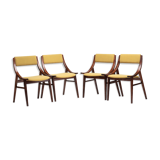 Set of 4 skoczek chairs from the 1960s.