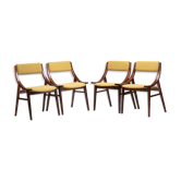 Set of 4 skoczek chairs from the 1960s.