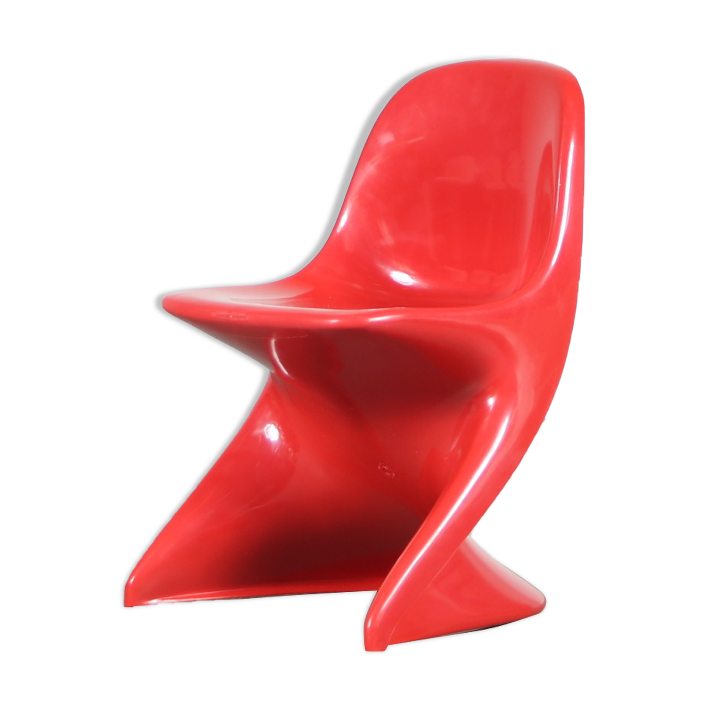 2000s Red “Casalino” children chair by Alexander Begge for Casala, Germany