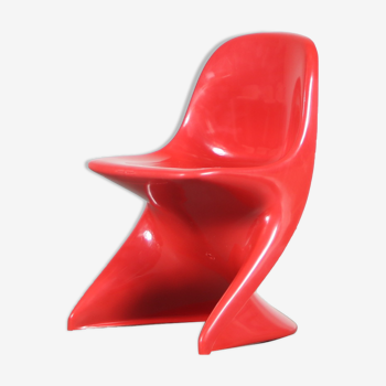 Chaise pour enfants rouge « Casalino » des années 2000 par Alexander Begge pour Casala, Allemagne