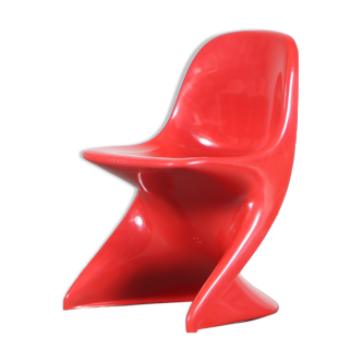 Chaise pour enfant rouge « Casalino » des années 2000 par Alexander Begge pour Casala, Allemagne