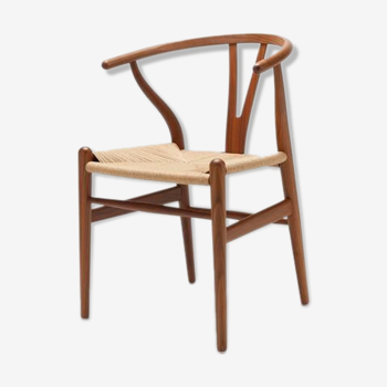 Chaise Wishbone par Carl Hansen Hans Wegner Walnut CH24