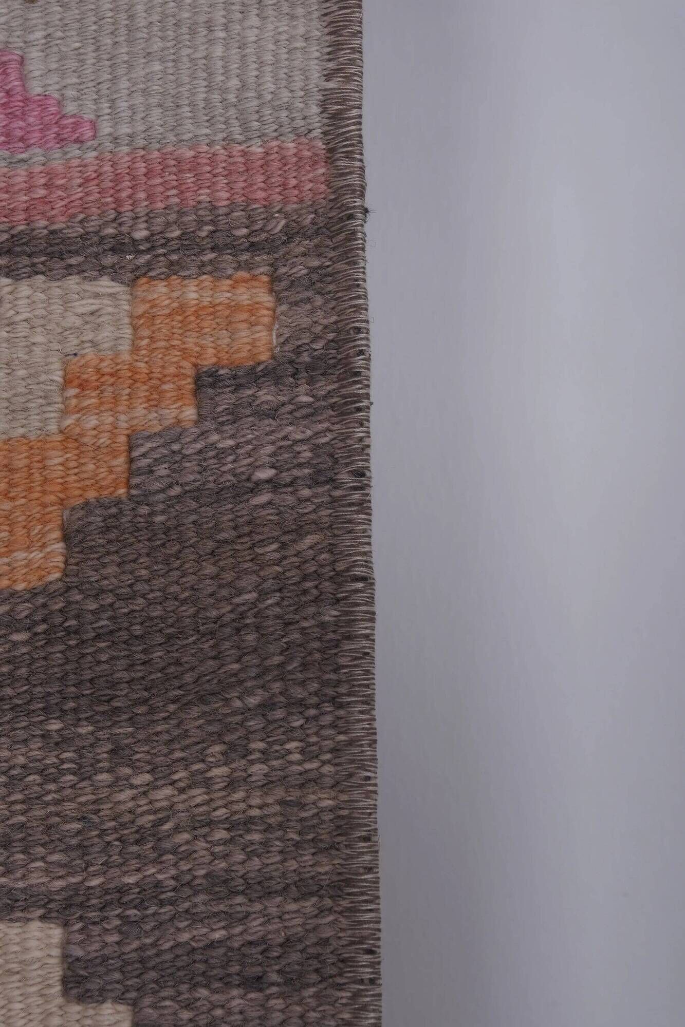 Vintage Turkish hallway rug 70x710 cm