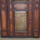 Hand-painted armoire Sublime from around 1800 in oak.