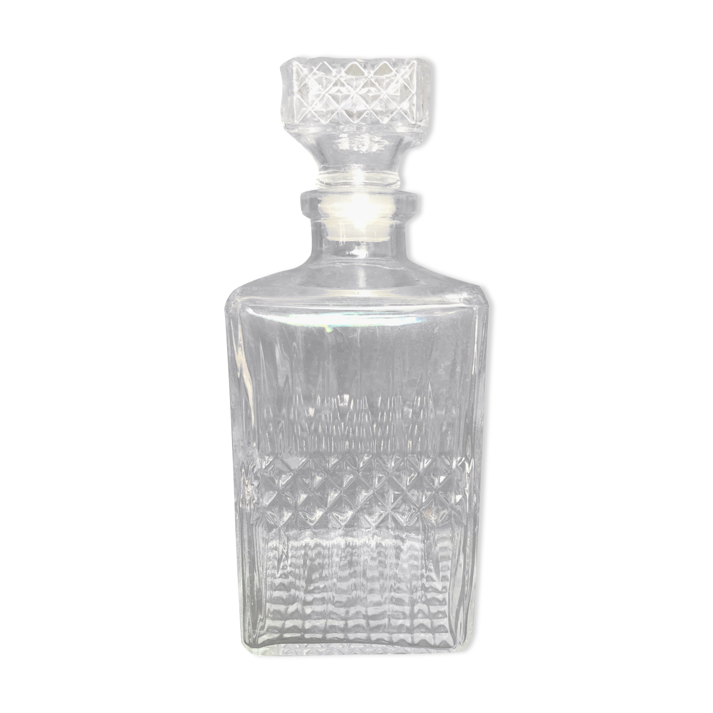 Glass whisky decanter