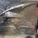 Fireplace decor signed Legoff