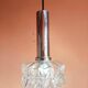 Suspension space age chrome and glass Germany 1970