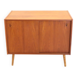 Danish vintage design cabinet with sliding doors 'Farum'