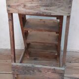 Old stepladder h89cm decorative artisan workshop