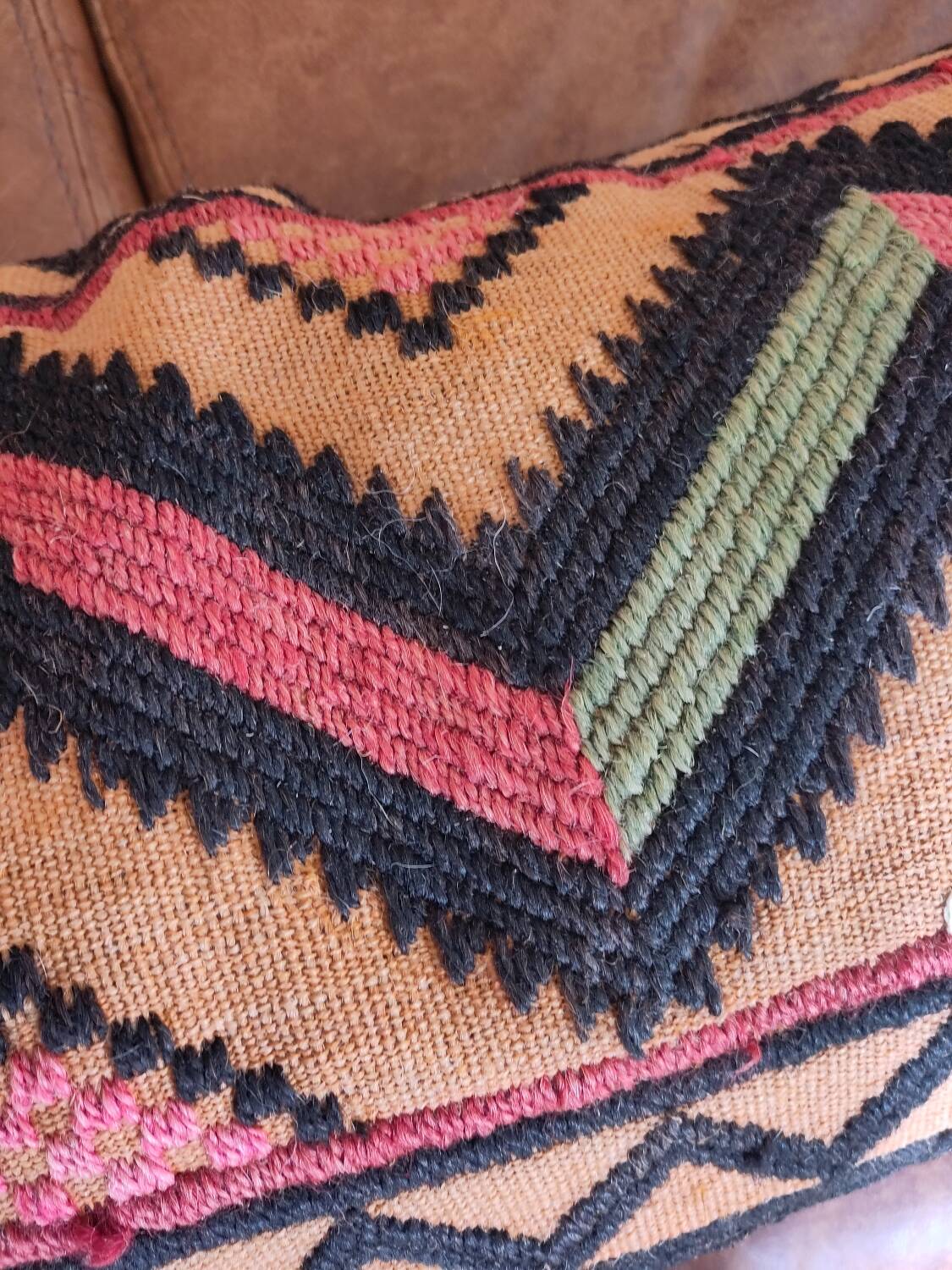 Vintage Tunisian cushion