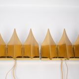 Pair of 2 Danish sconces Gothic 3 by Bent Karlby, Lyfa, 1960s