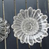 Pair of crystal candlesticks