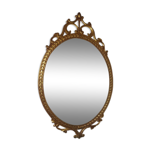 miroir baroque en laiton
