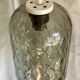 Vintage 1970 Murano glass cylindrical pendant light