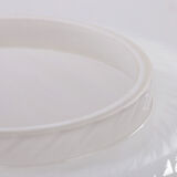 Vintage Set of 2 Opaline glass lamps, 1960 Germany.