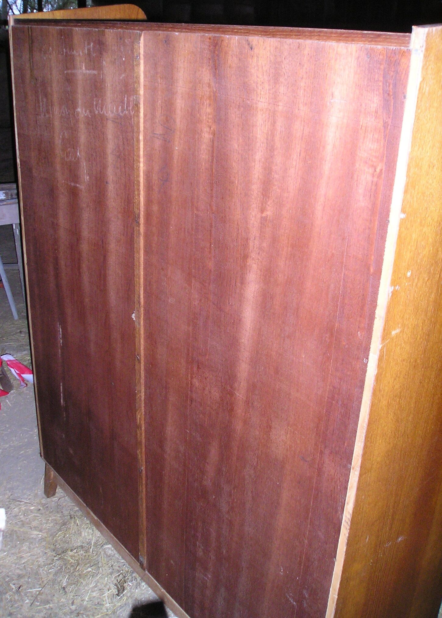 Secretary cabinet, oak veneer 1960