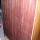 Armoire secrétaire, placage de chêne 1960