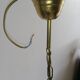 Chandelier suspension mother-of-pearl and brass