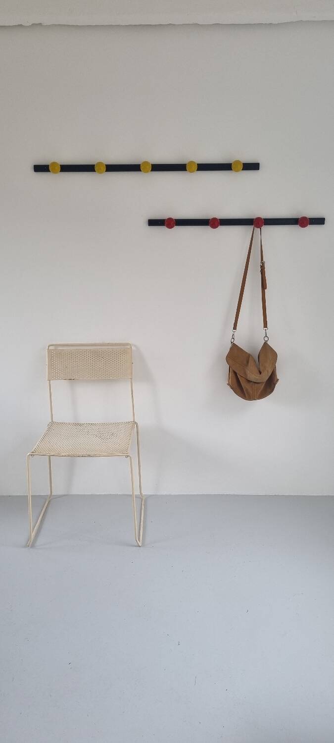 Duo of 4 and 5 ball coat racks