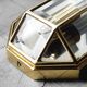 Set of geometric appliques metal 1970 s