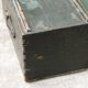 Old wooden travel trunk