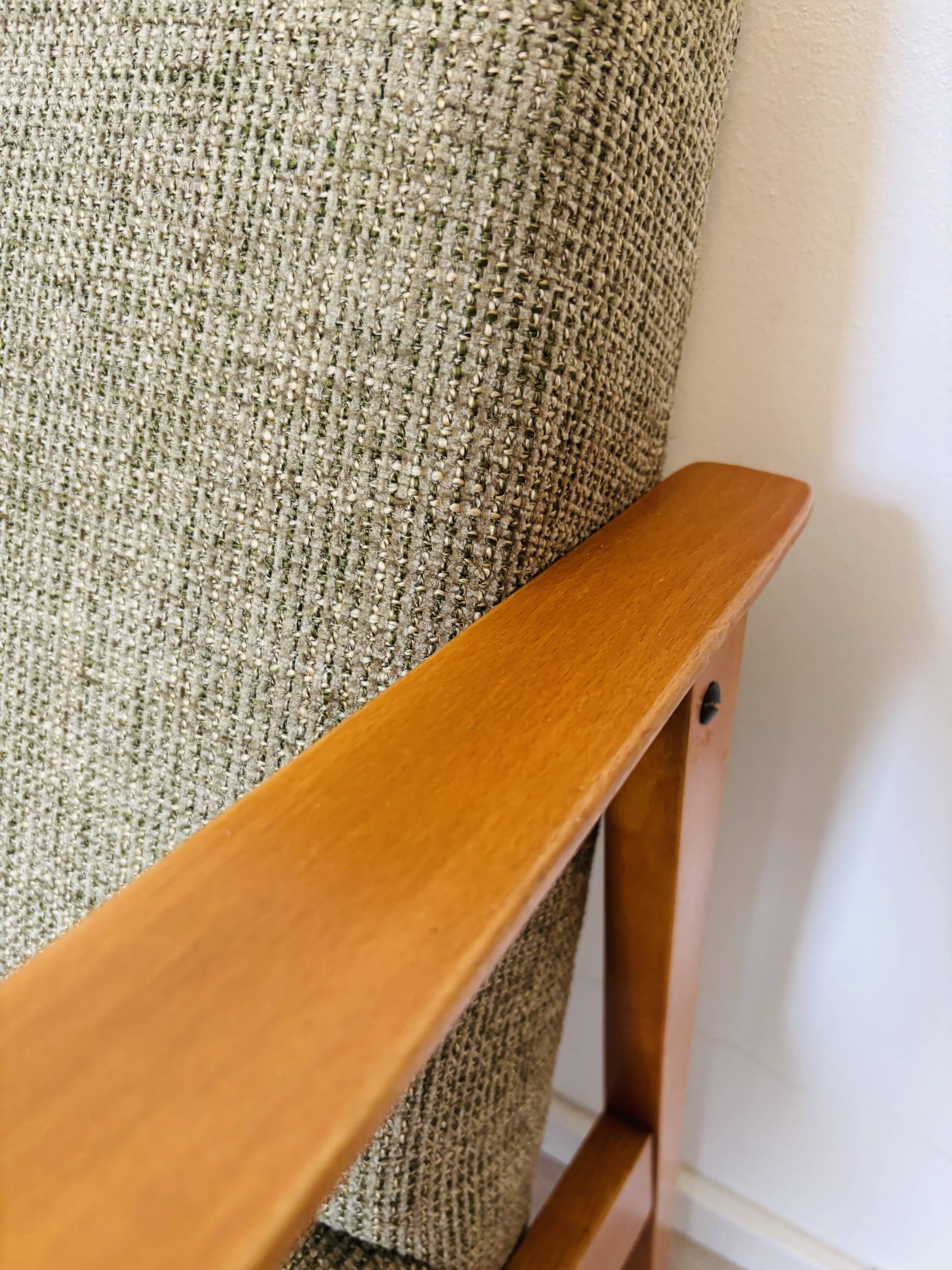 Mid-Century Lounge Armchair, Czechoslovakia 1960’s