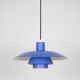Danish vintage pendant lamp Superlight by David Mogensen, 1980s