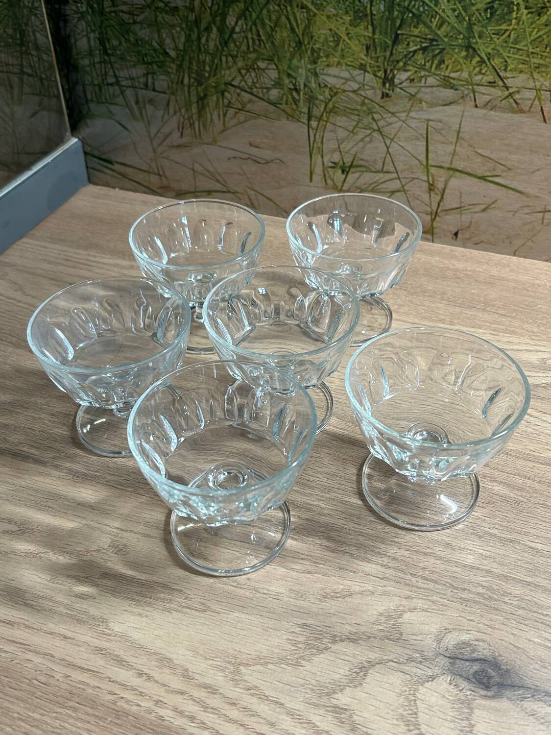 Vintage champagne dessert bowls (possible sale of 6)