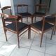 Suite of 6 chairs in Teck Denmark K.S vintage 1960