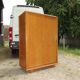 Wardrobe 1950 light oak sliding doors
