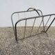 Steel and brass magazine rack