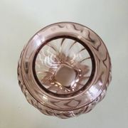 Vase en verre art déco Rosaline par Rudolf Schrötter pour Inwald