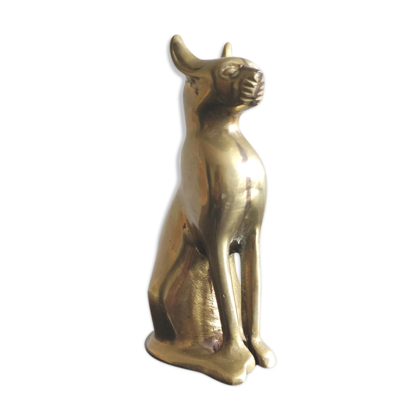 Brass Egyptian cat