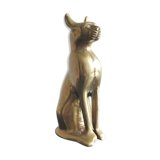 Chat egyptien en laiton