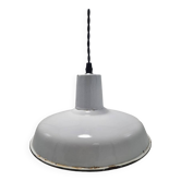 White enamelled sheet metal suspension