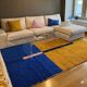 Natural wool handwoven carpet 150/250 cm